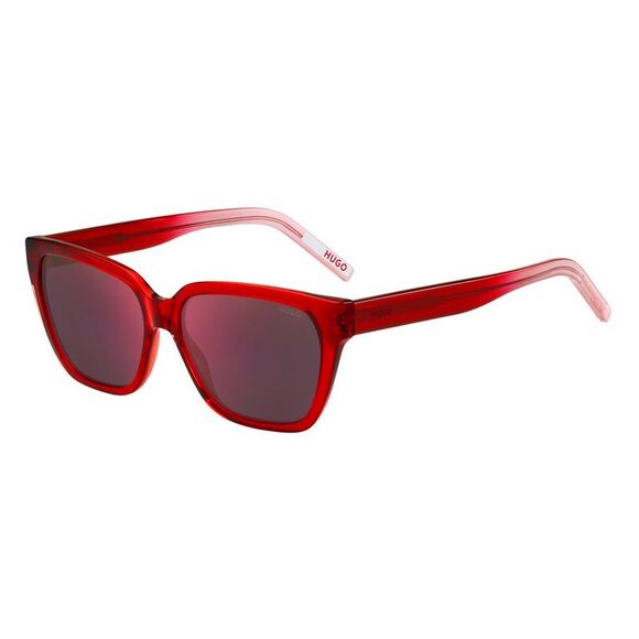 Hugo Boss HA 1072S Red Square Sunglasses Women Red